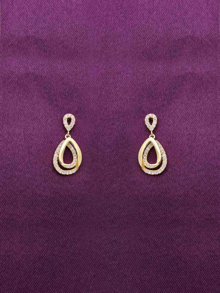 Sterling Silver Entwinned Drop Earrings : ERDR201-G-NA