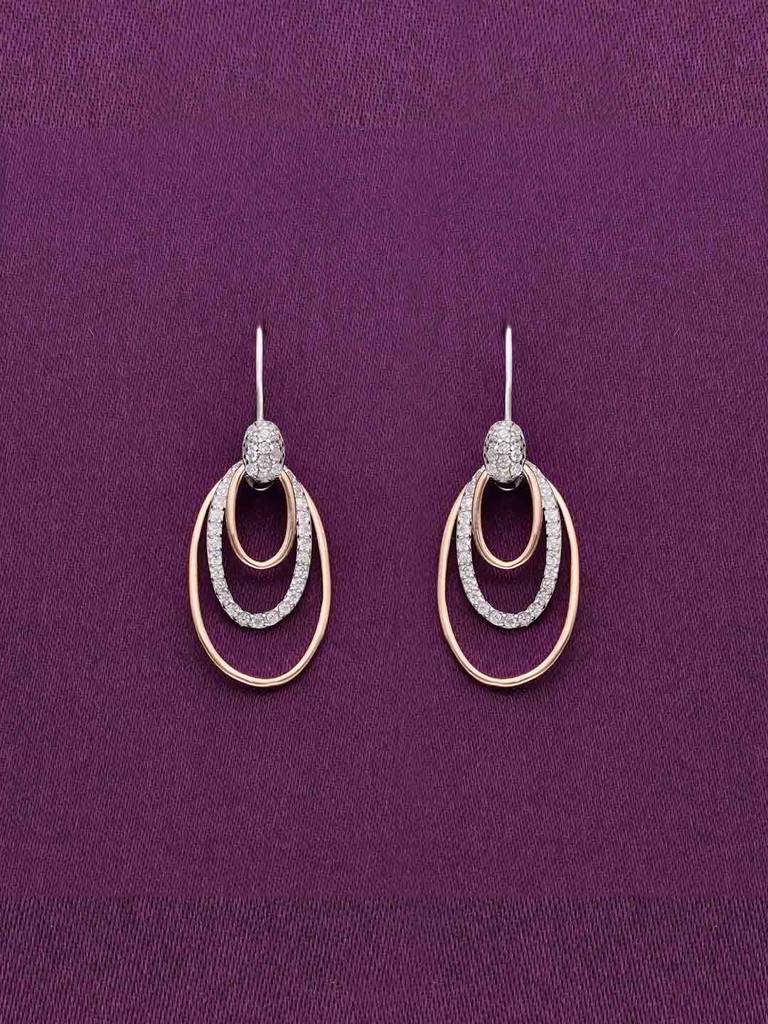 Sterling Silver Chic Party Drop Earrings : ERDR88-SRG-NA