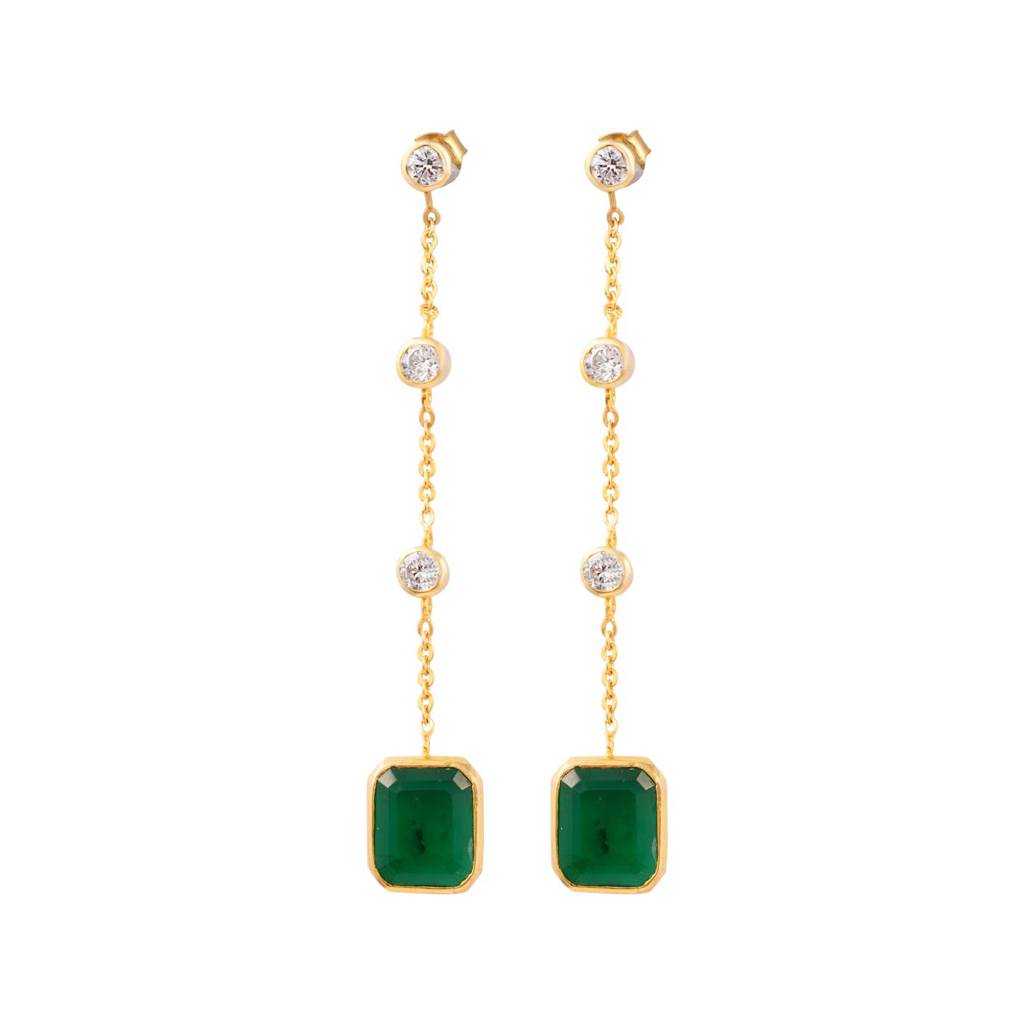 Dangling Long Chain Earrings