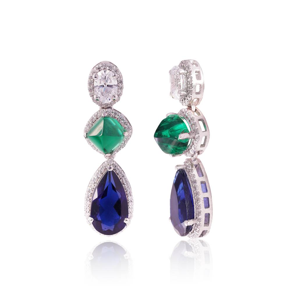 Glintwave Spark Earrings : ERS-082-GrBl