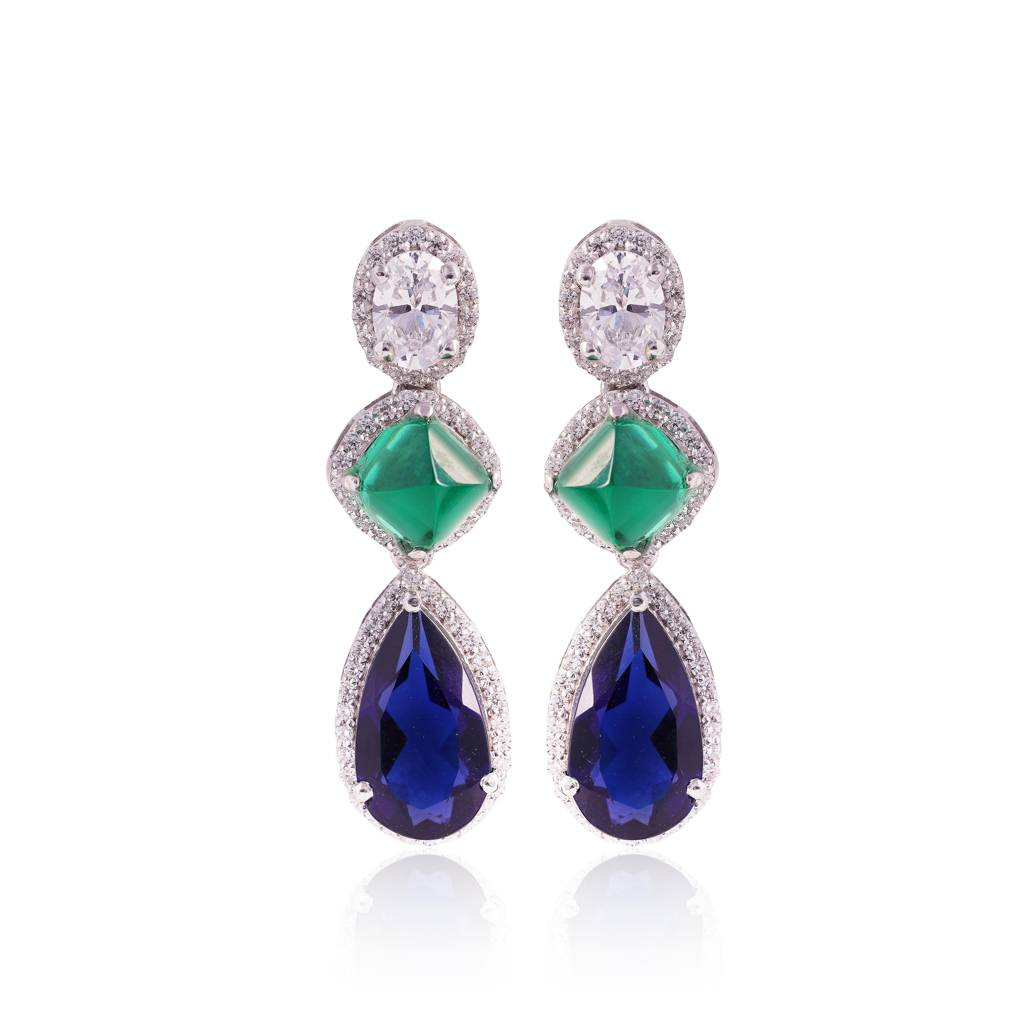 Glintwave Spark Earrings : ERS-082-GrBl