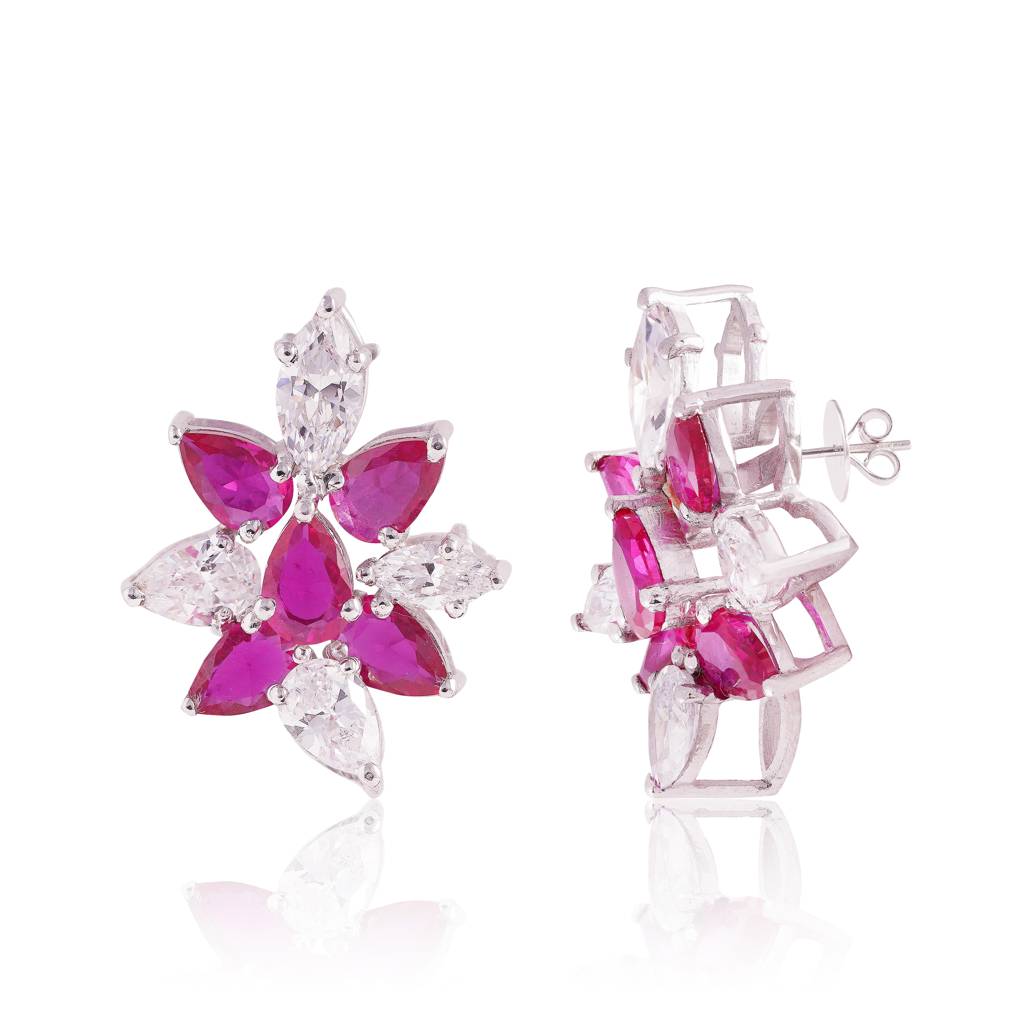 Vine Whisper Earrings : ERS-084-RD