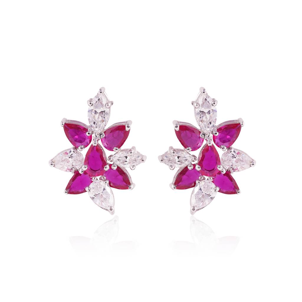 Vine Whisper Earrings : ERS-084-RD