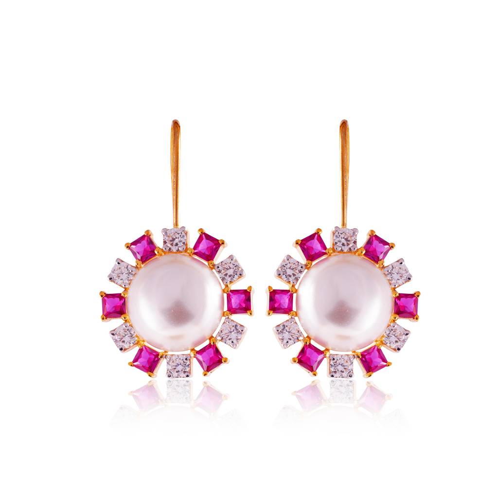 Noor Pearl Drops : ERS-087-RD