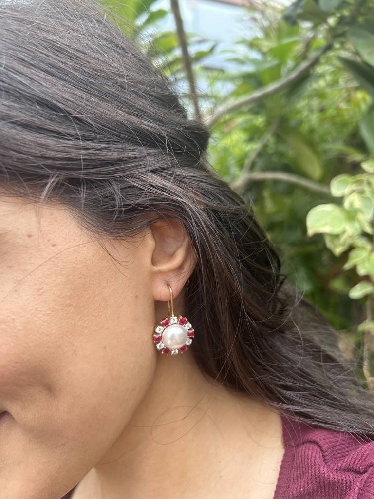 Noor Pearl Drops : ERS-087-RD