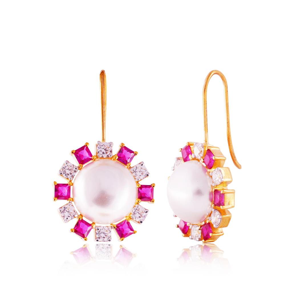 Noor Pearl Drops : ERS-087-RD