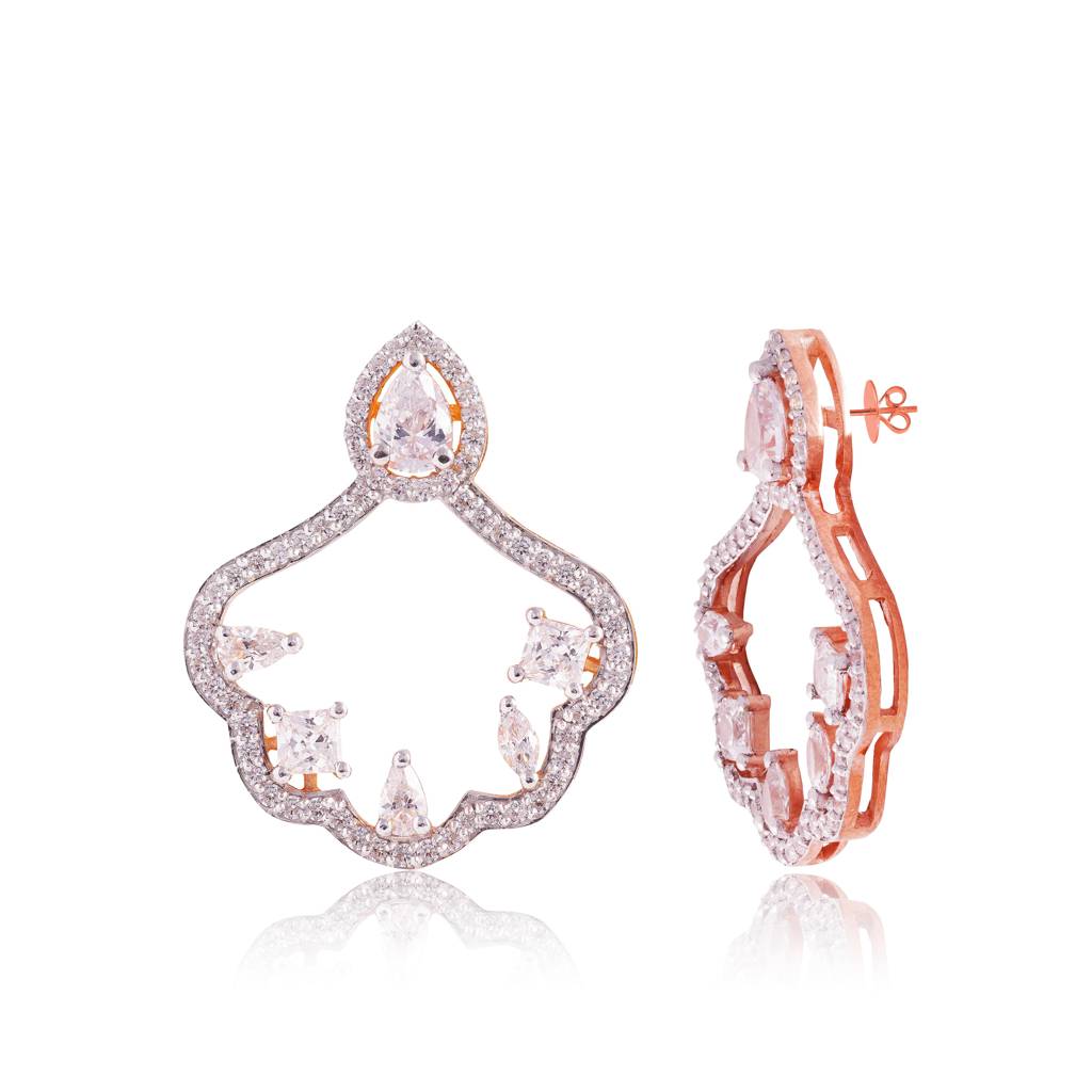 Keya Earrings : ERS-088-W