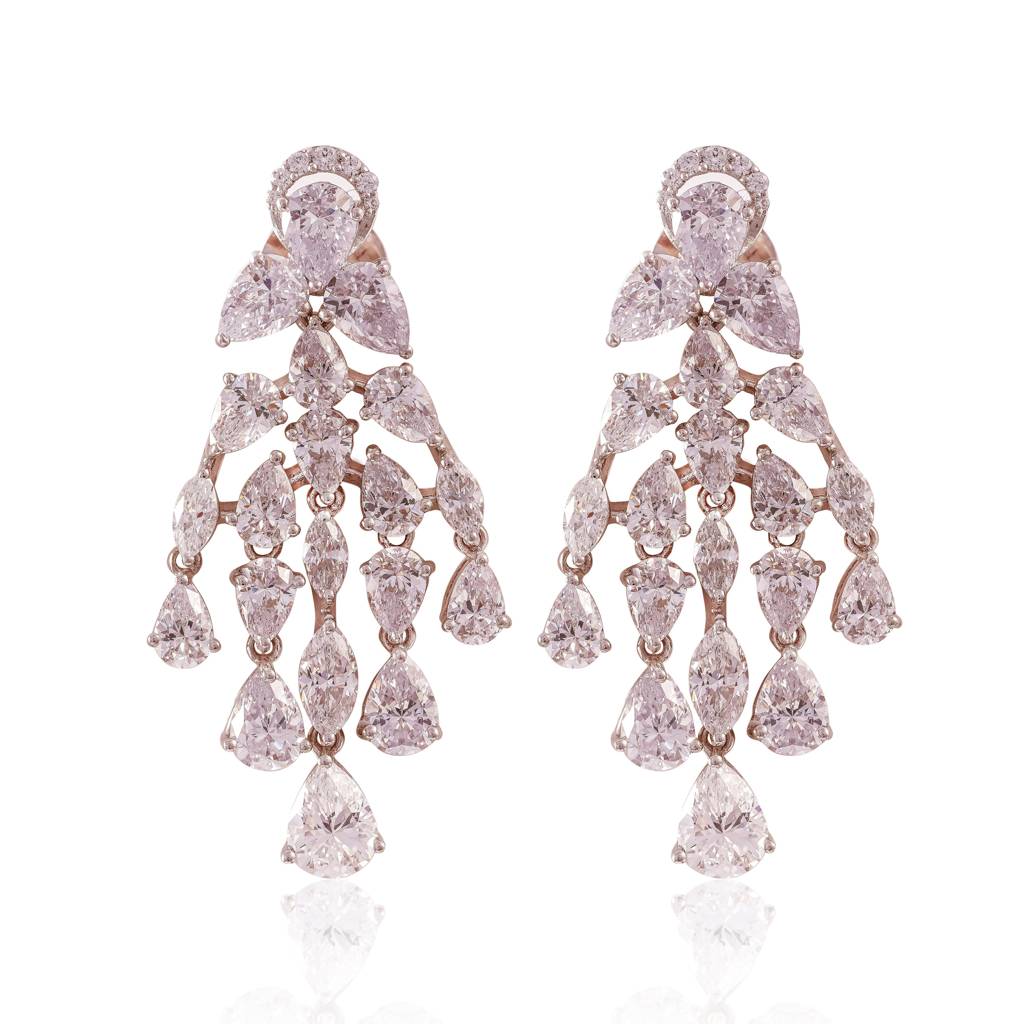 Glitterati Regalia Earrings : ERS-104-W