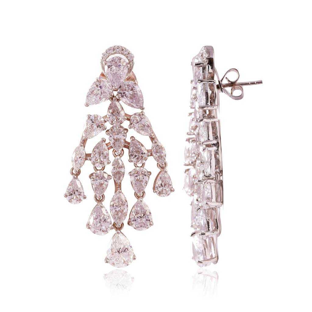 Glitterati Regalia Earrings : ERS-104-W