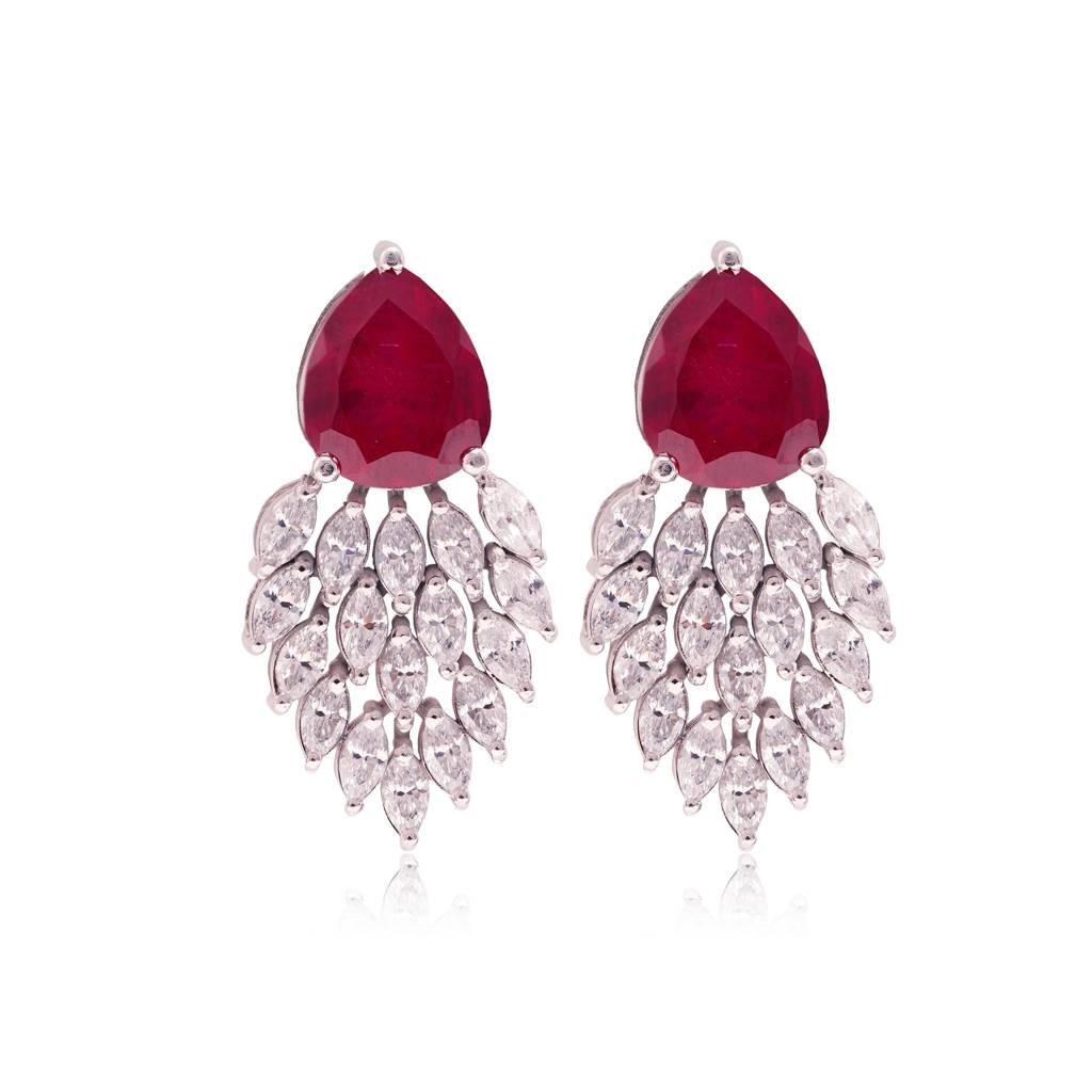 Selene Earrings : ERS-108-RD