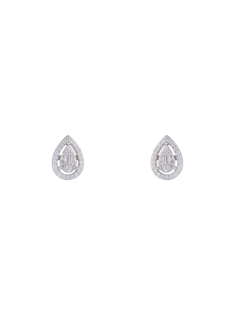 Charming Crystal Drops Casual Studs Earrings : ERSD201-S-NA