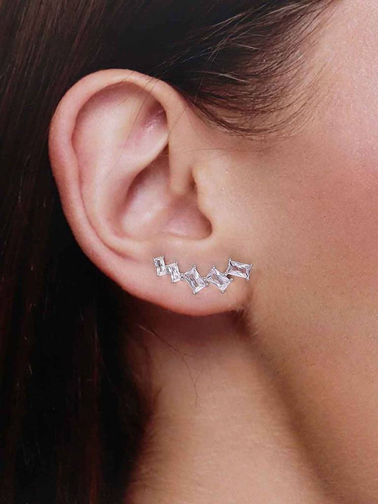 Sterling Silver Eternal Sparkle Diamond Studs : ERSD651-S-NA