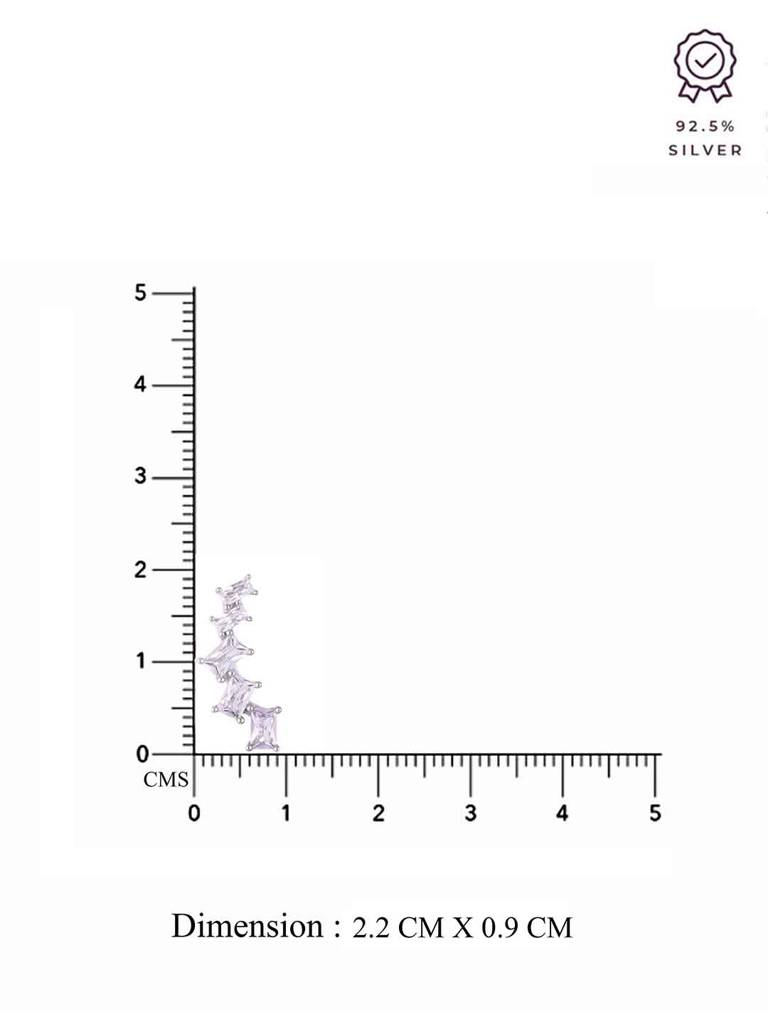 Sterling Silver Eternal Sparkle Diamond Studs : ERSD651-S-NA