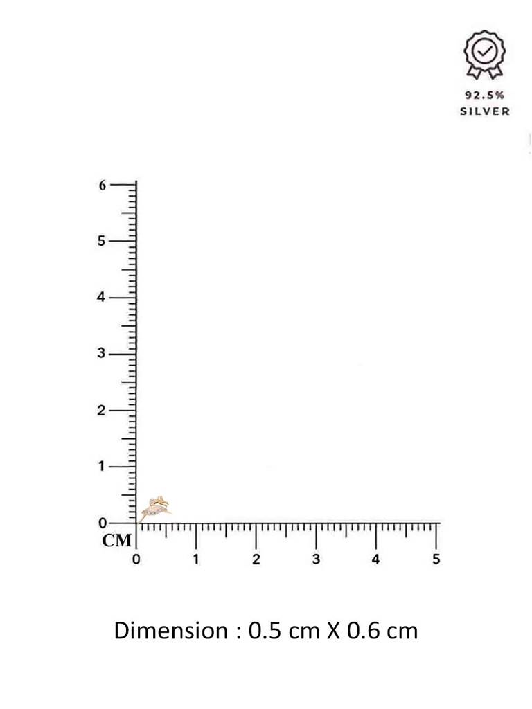 Sterling Silver Gold Dancing Woman & Heart Stud Earrings : ERSD735-G-NA