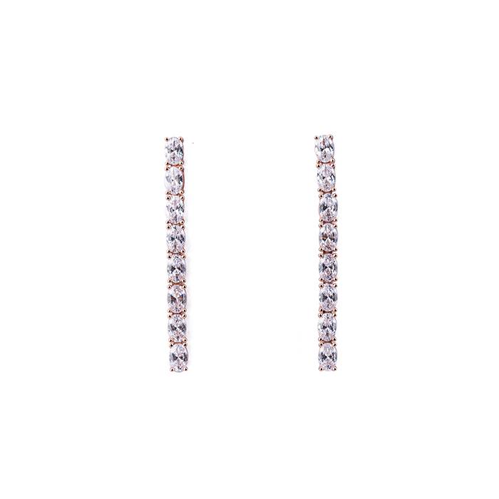 Rosegold Sleek Cz Dangler