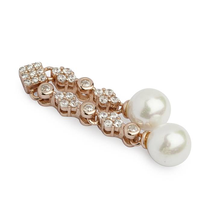 Norose Gold Pearl Elegance Dangler