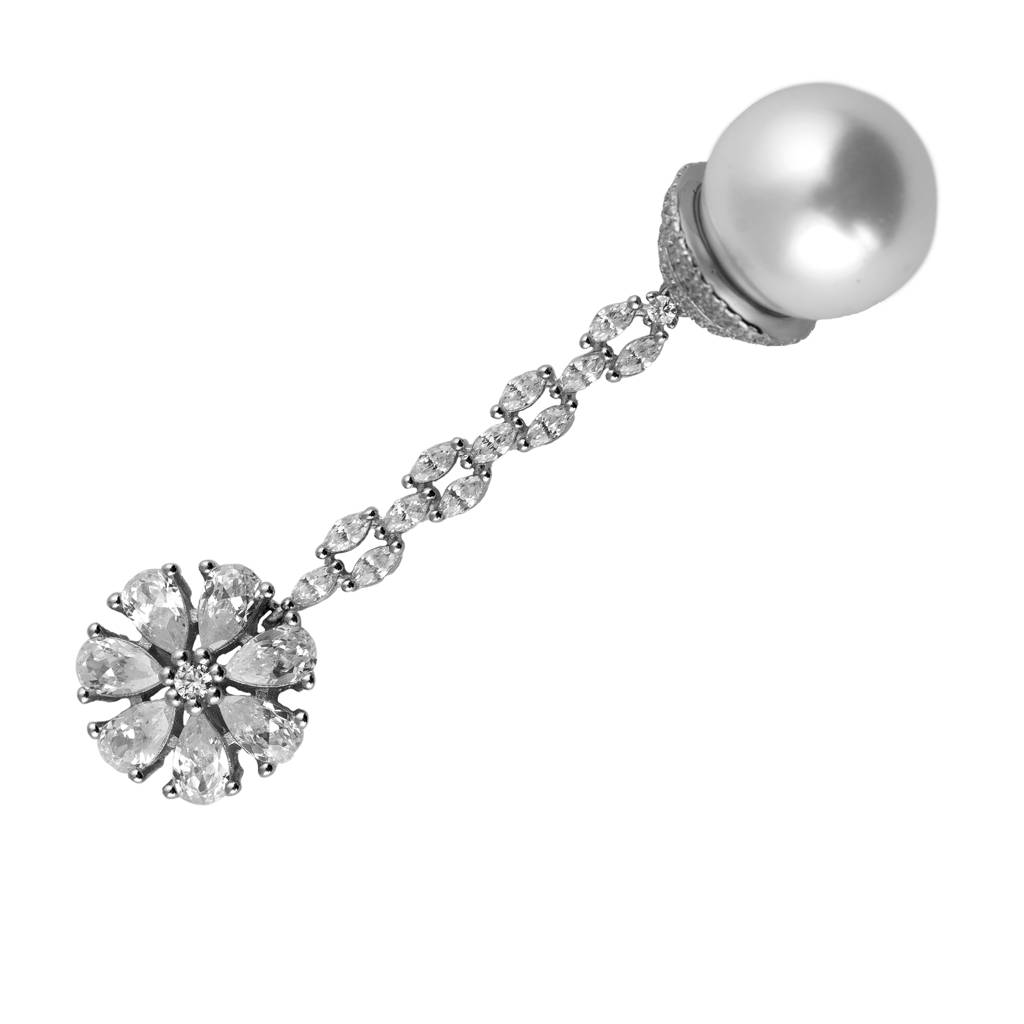 Pearl Cz Cascade Dangler