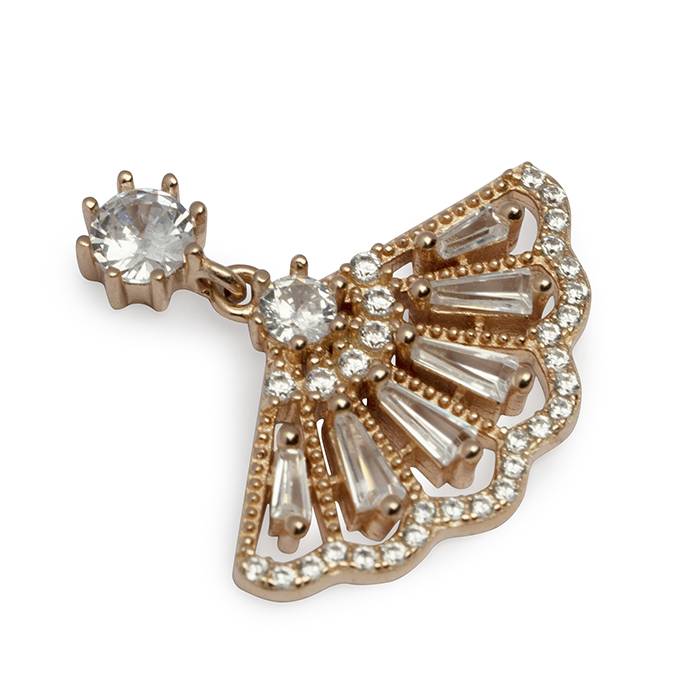 Seaside Sparkle Rosegold Earrings