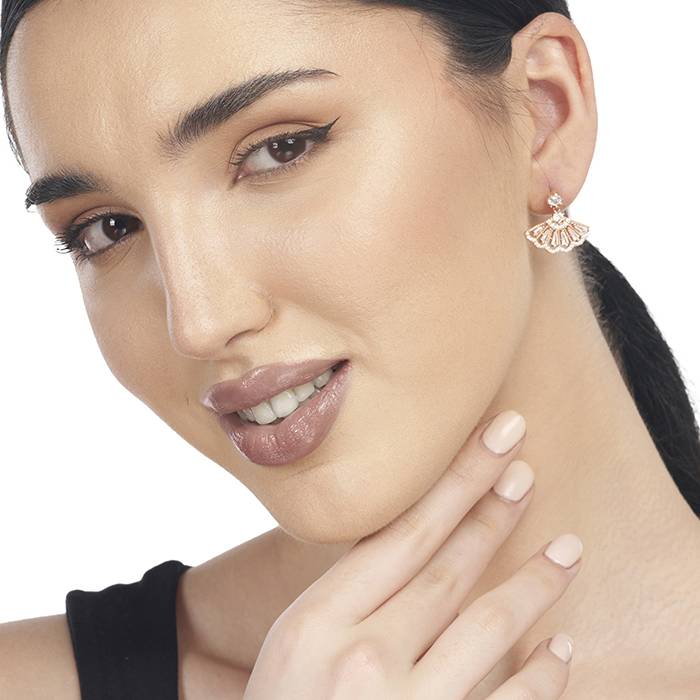 Seaside Sparkle Rosegold Earrings