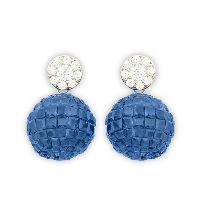 Blue Bulgy Radiance Tops