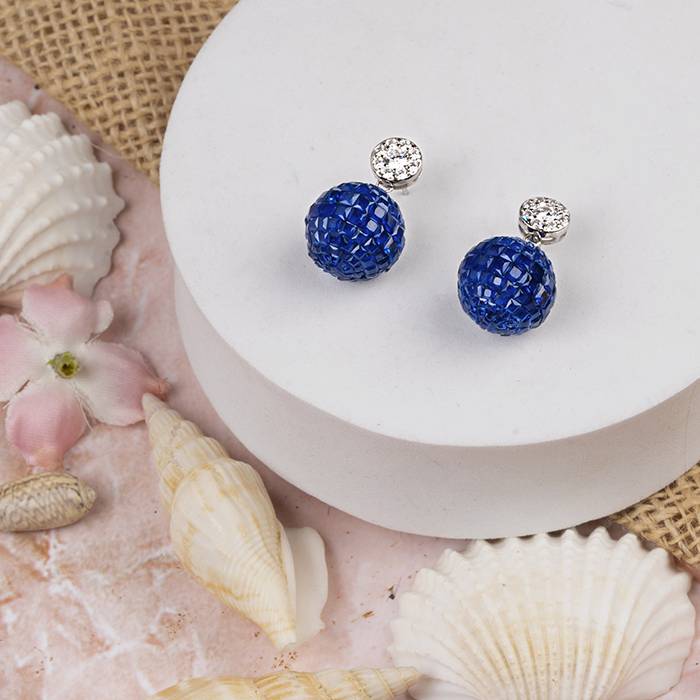 Blue Bulgy Radiance Tops