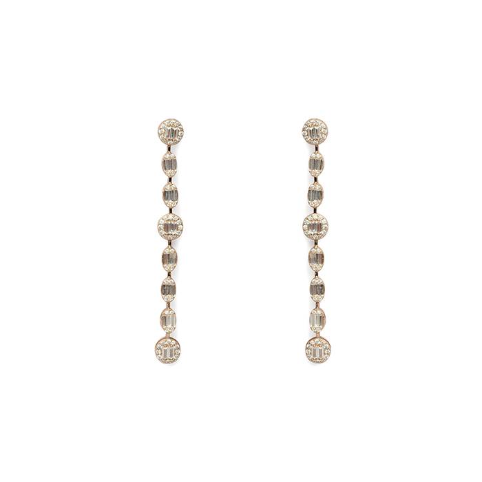 Rose Gold Elegant Cz Dangler