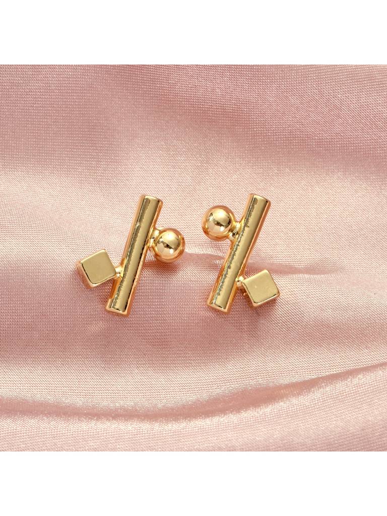 Valentines Day Symmetry Split Earrings For Women & Girls : ES14385-G