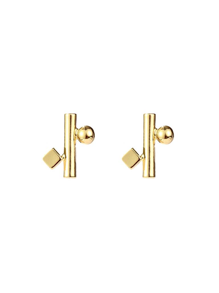 Valentines Day Symmetry Split Earrings For Women & Girls : ES14385-G