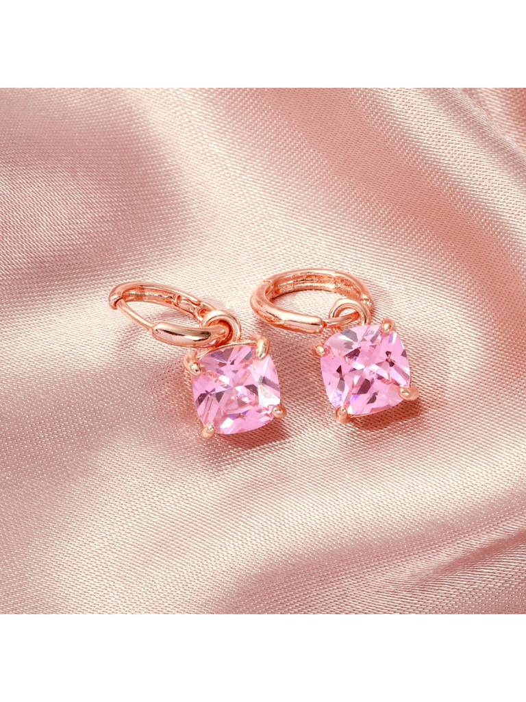 Cupid'S Gem Earrings For Women & Girls Jewellery Accessories : ES14400-G-PNK