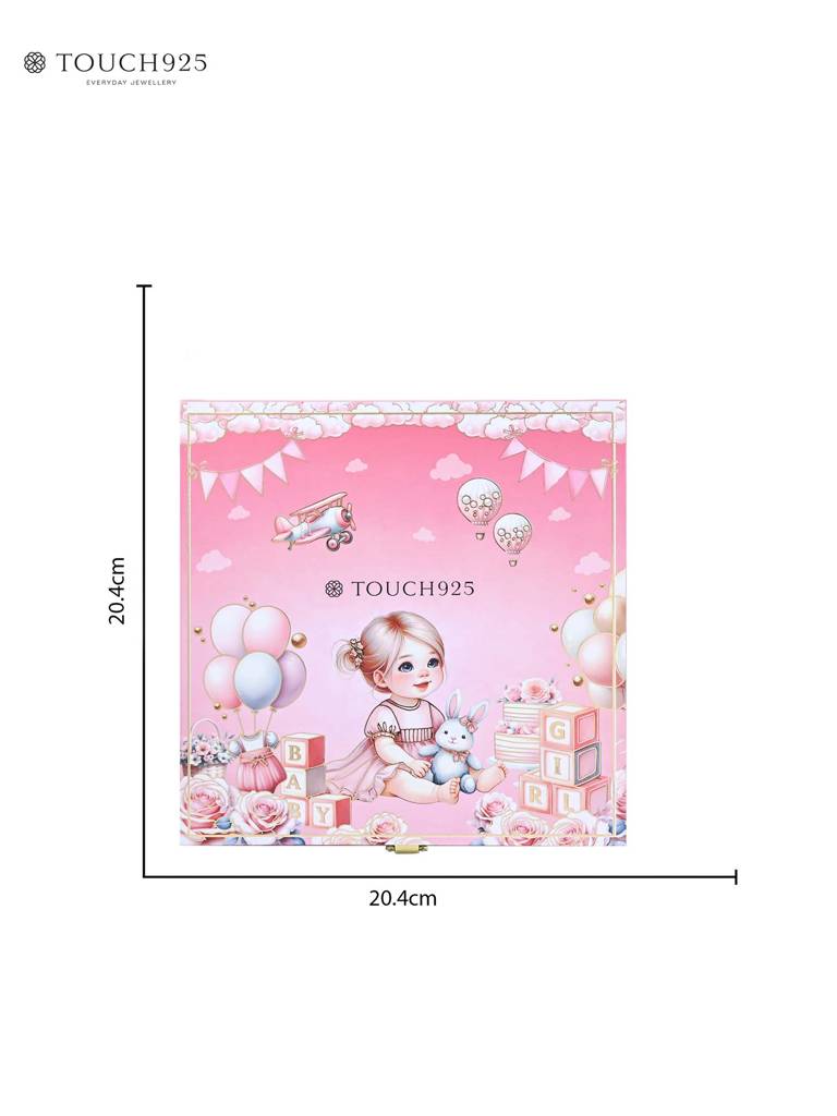 999 Silver Musical Baby Girl Coin Box (5 Coins) : ES15