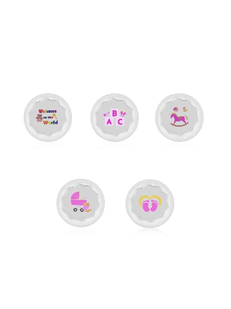 999 Silver Musical Baby Girl Coin Box (5 Coins) : ES15