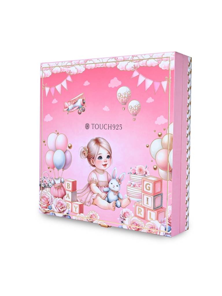 999 Silver Musical Baby Girl Coin Box (5 Coins) : ES15