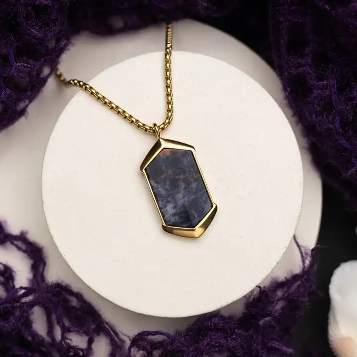Aquastone Locket For Men : ETCH015