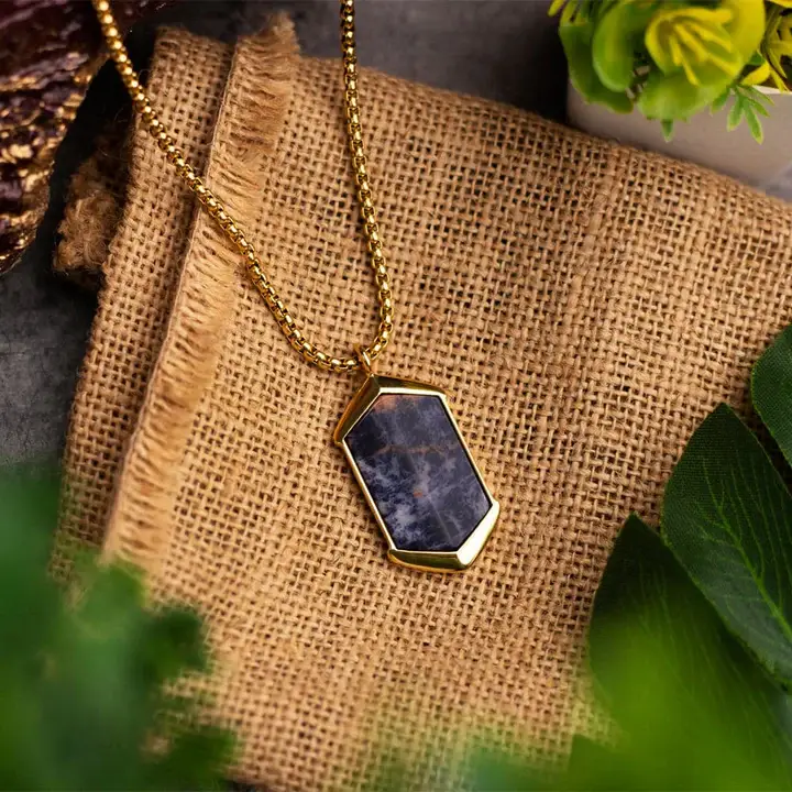 Aquastone Locket For Men : ETCH015