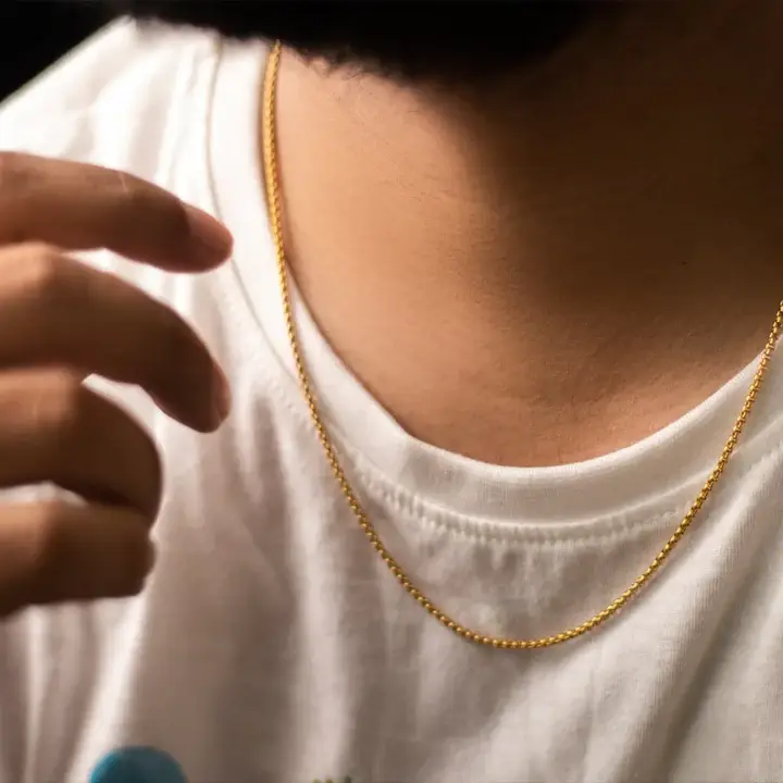 Gold Plated Boa Chain : ETCH017