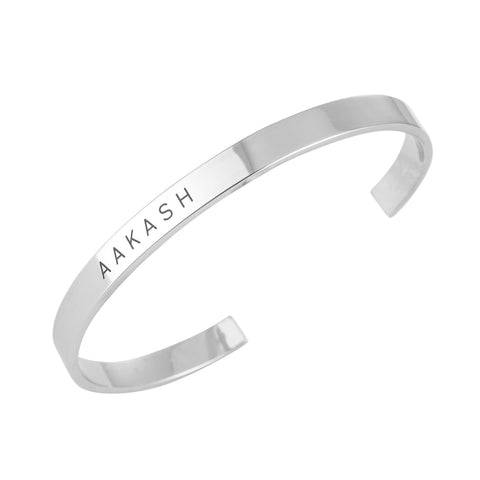 Personalised Silver Kada : ETCH043