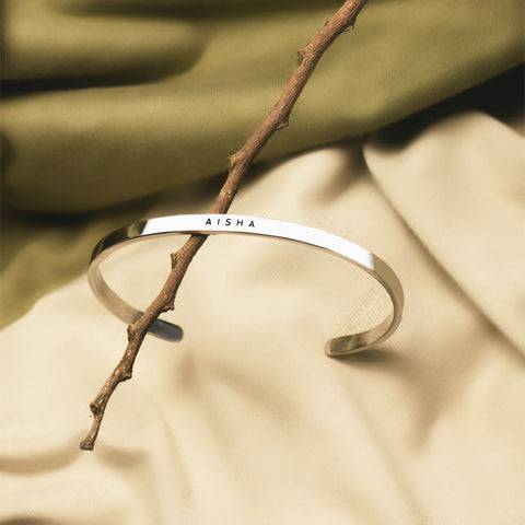Personalised Silver Bracelet : ETCH044