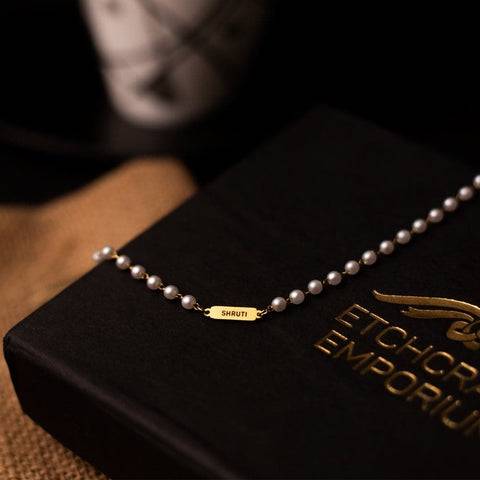 Personalised Choker Necklace : ETCH077