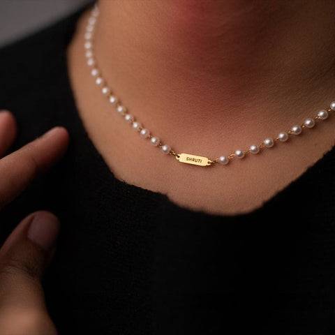 Personalised Choker Necklace : ETCH077