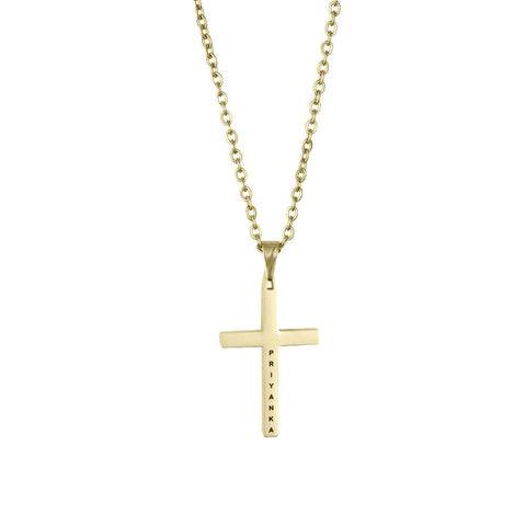 Shape Of Cross Pendant : ETCH079
