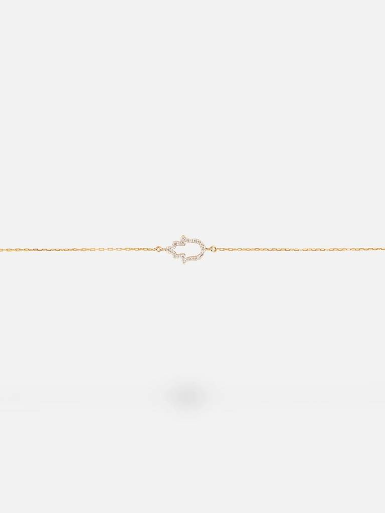 Stac Hamsa Hand Diamond Bracelet