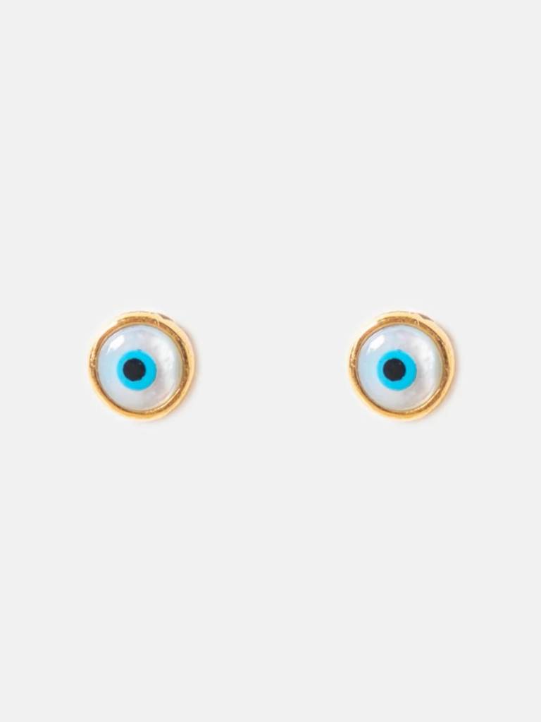 Stac Mini Round Stud Earrings