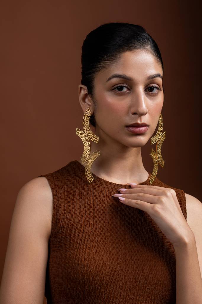 Kalchakra Lattice Earrings : KA01