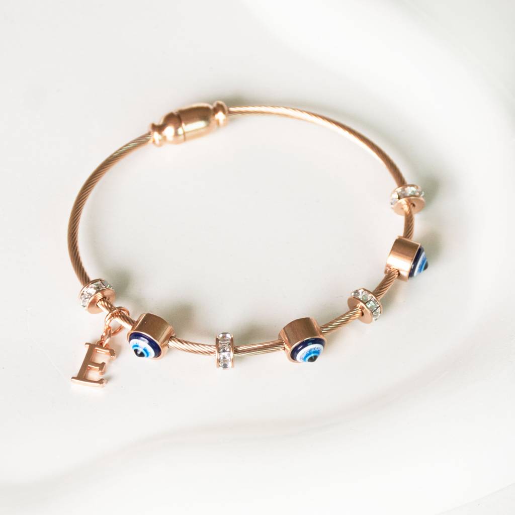 Classic-Evil-Eye-With-Personalized-Initial : BGR267D