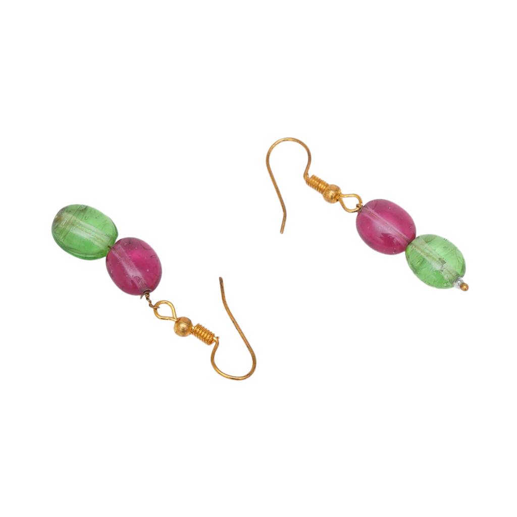 Double Multi Stone Earrings : RRKDEC22-7