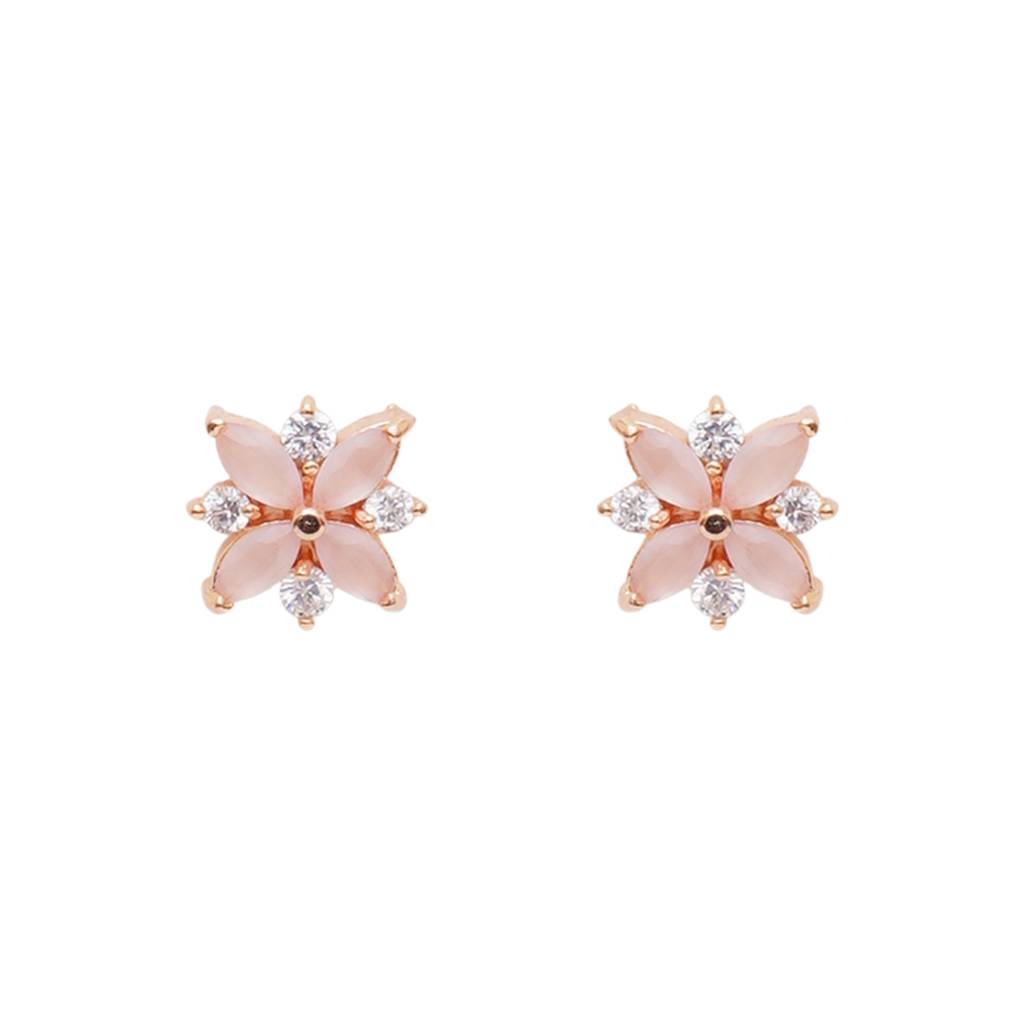 Pink Diamond Studs : RRKDEC22-18