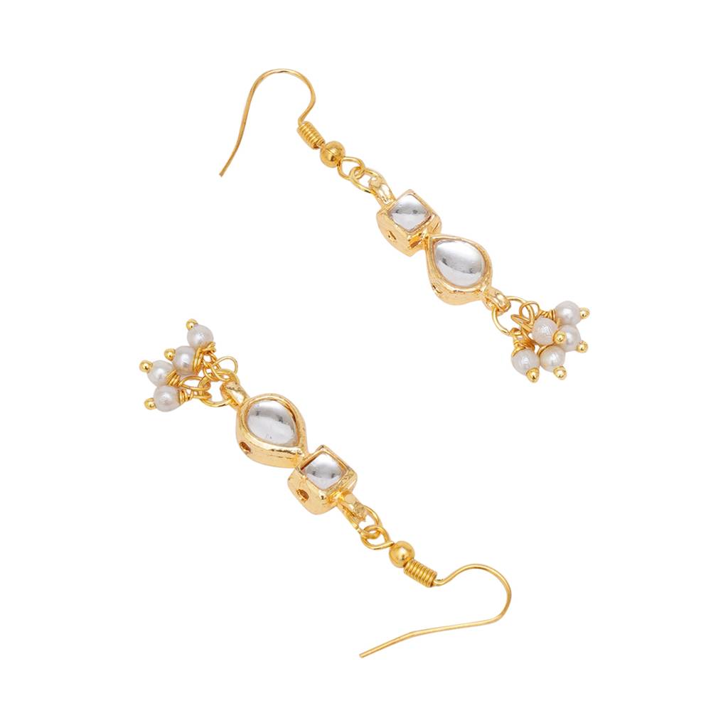Long Kundan Earrings : RRKDEC22-15