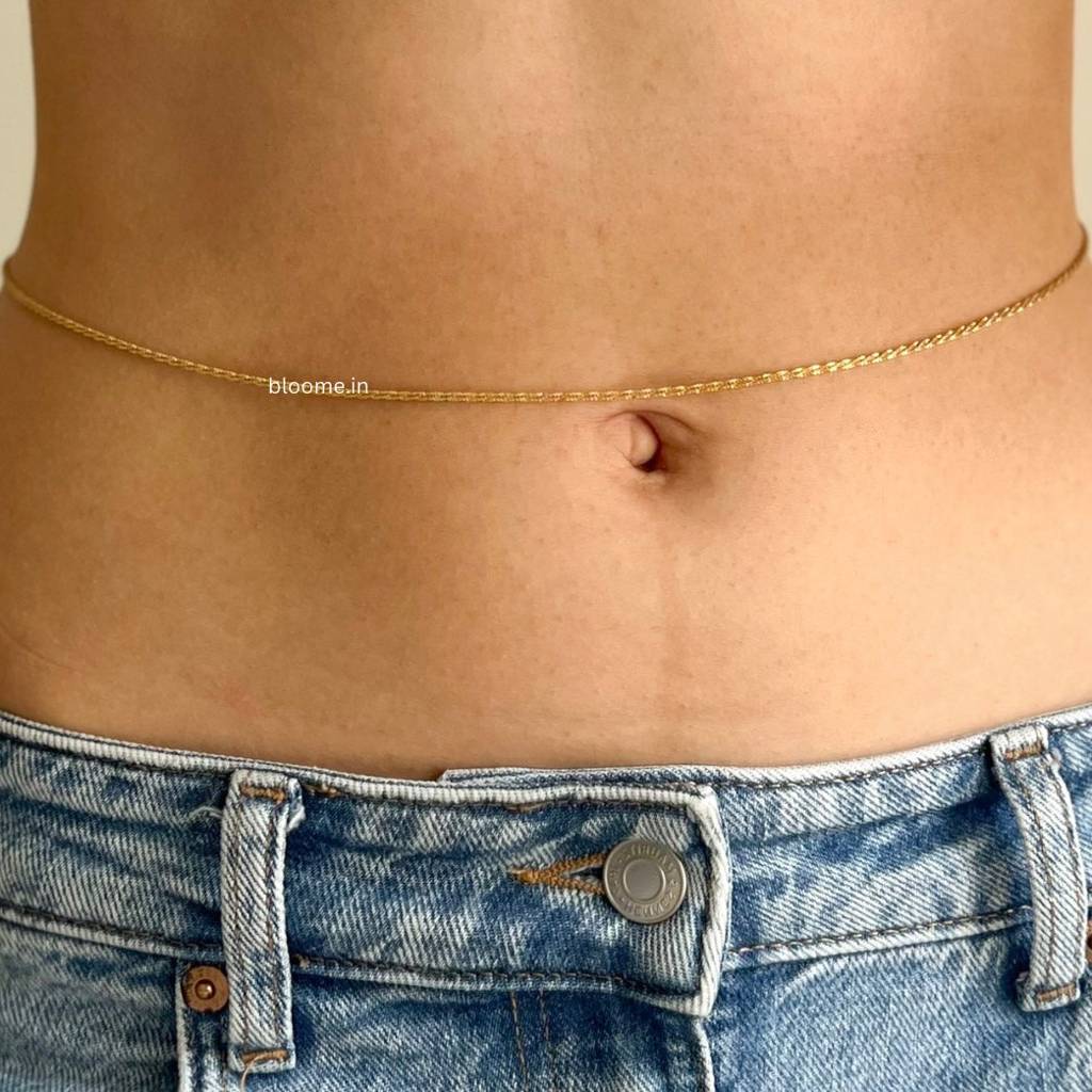 18K Gold Plated Aspen Waist Chain : W9