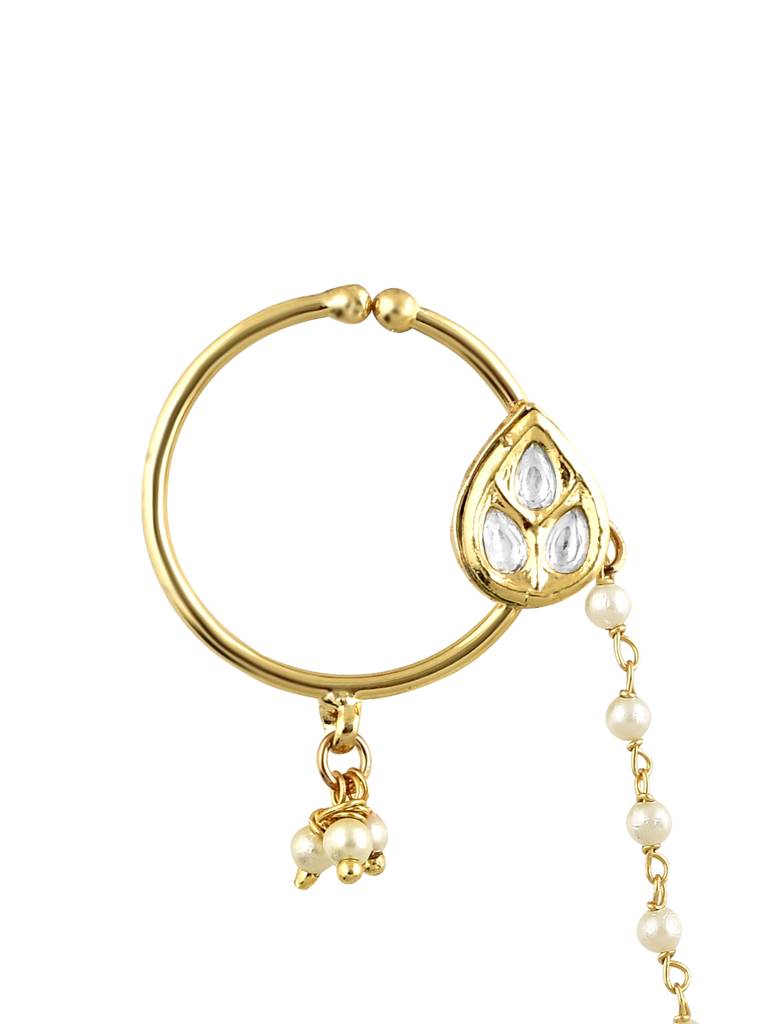 The Bridal Edit - Elegant Kundan Nath : FAE31