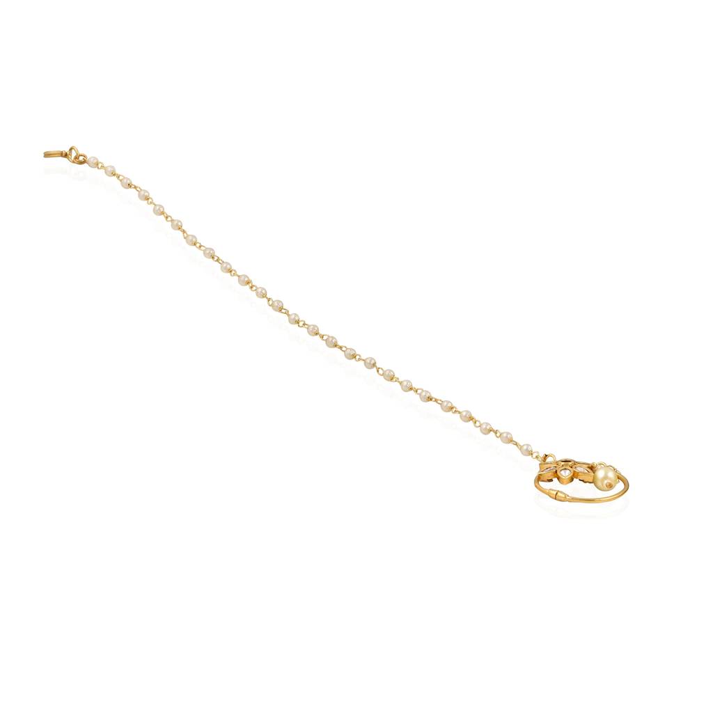 Meira Pearls Of Lily Kundan Nath : FAE50